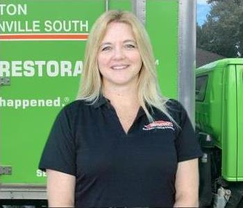 Kelley Williams Office Manager SERVPRO Jacksonville South, female with blonde hair