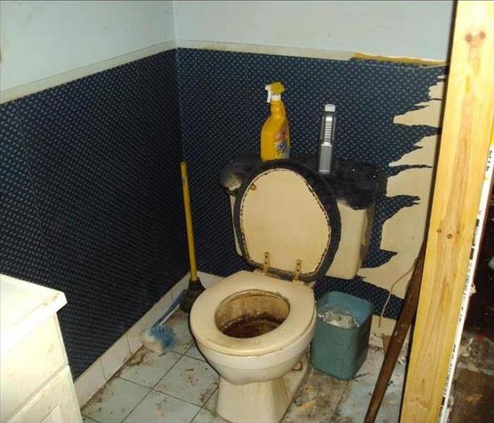 Dirty toilet, dirty bathroom